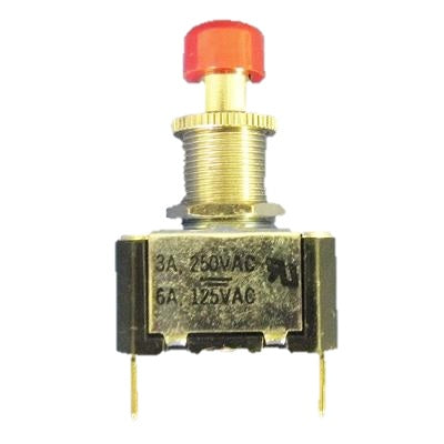 #09R002PBSW PUSHBUTTON SPST NO-MOM 125V