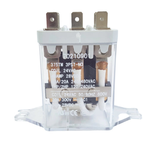 #70210901 RELAY 24V 50/60HZ 3PST-NO PKG