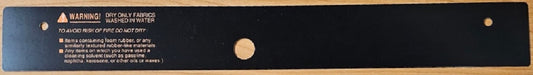 #9435-003-002 LINT DRAW DECAL W/ INFO