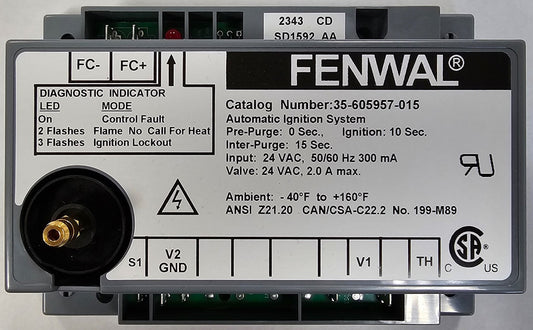 #9857-182-001 FENWAL IGNITION BOX