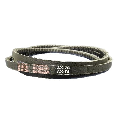 #AX78 CORREA TRAPEZOIDAL DE BORDE CRUDO CON DENTADO